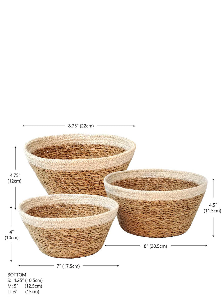 Savar Plant Bowl (Set of 3) by KORISSA