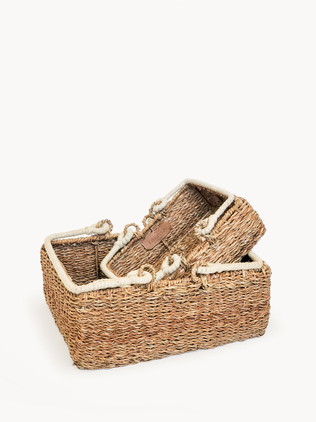 Savar Storage Basket With Handle by KORISSA