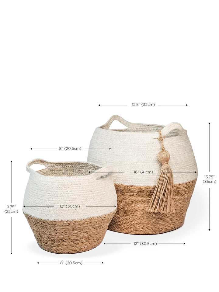 Agora Jar Basket - Natural by KORISSA