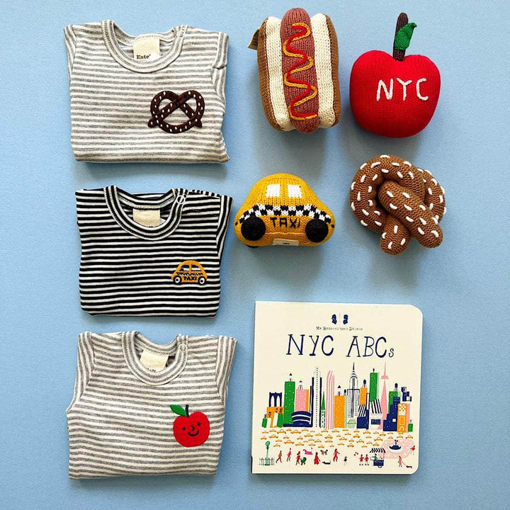 NYC Organic Baby Gift Set-Embroidery by Estella