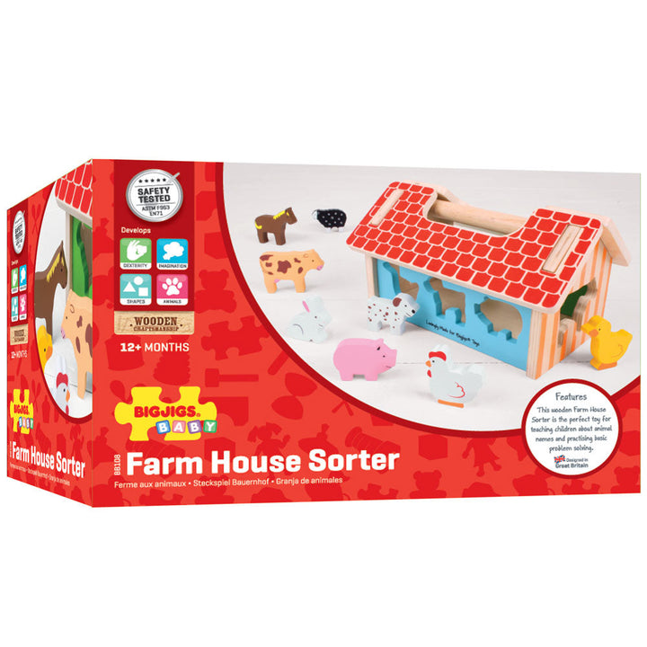 Farmhouse Sorter by Bigjigs Toys US