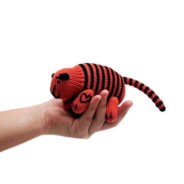 Organic Baby Toys - Newborn Rattles | Tiger by Estella
