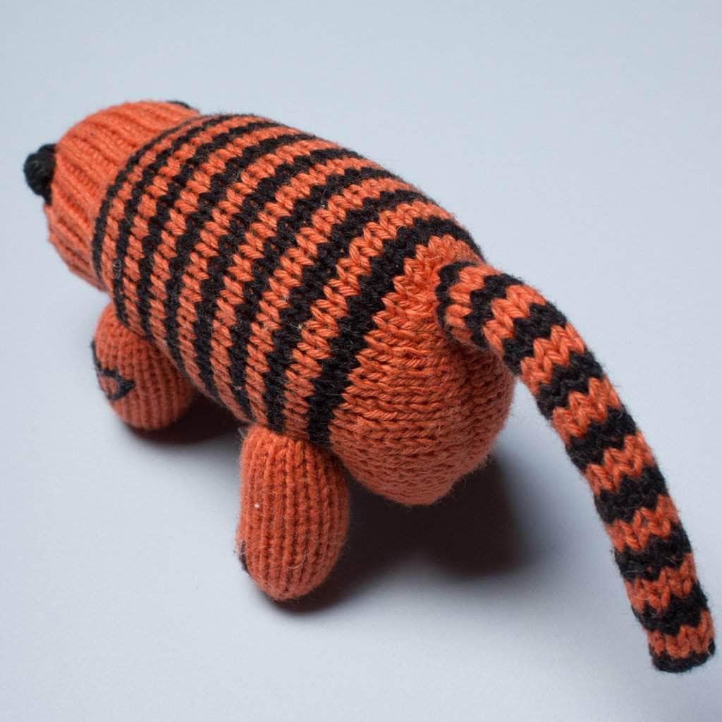 Organic Baby Toys - Newborn Rattles | Tiger by Estella