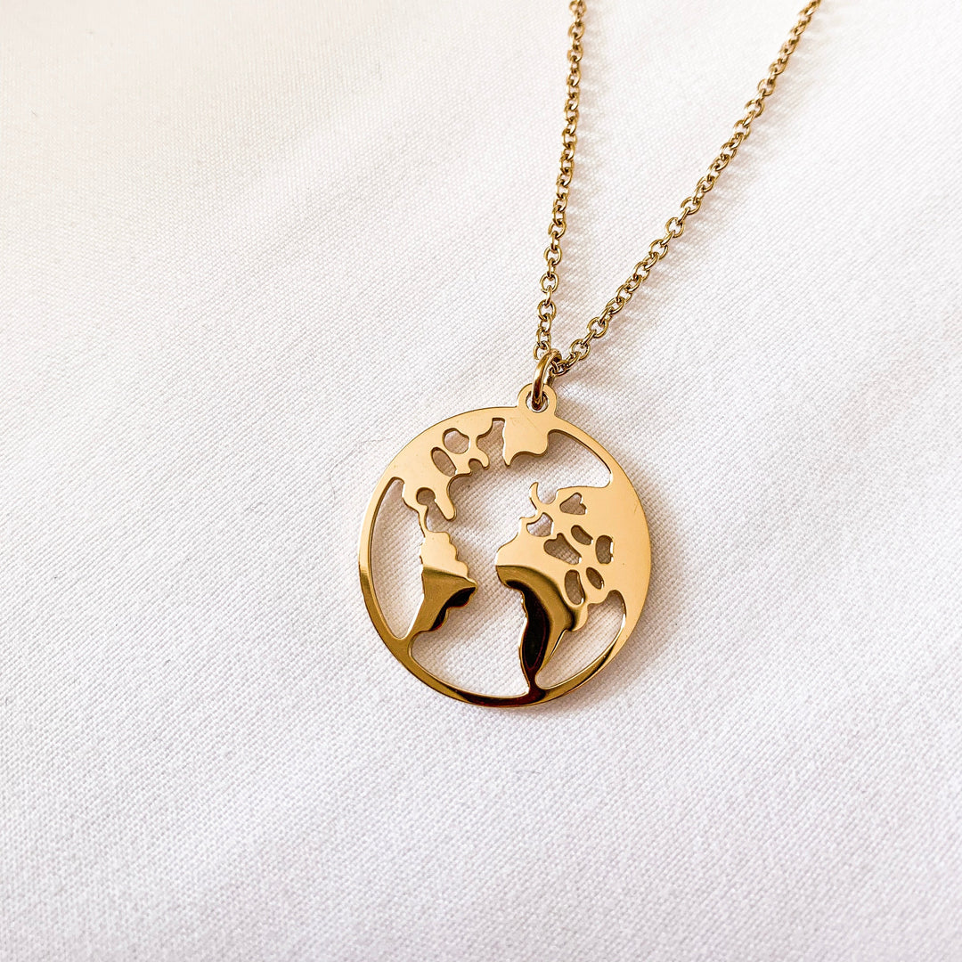 Gold - 'MY WORLD' Necklace