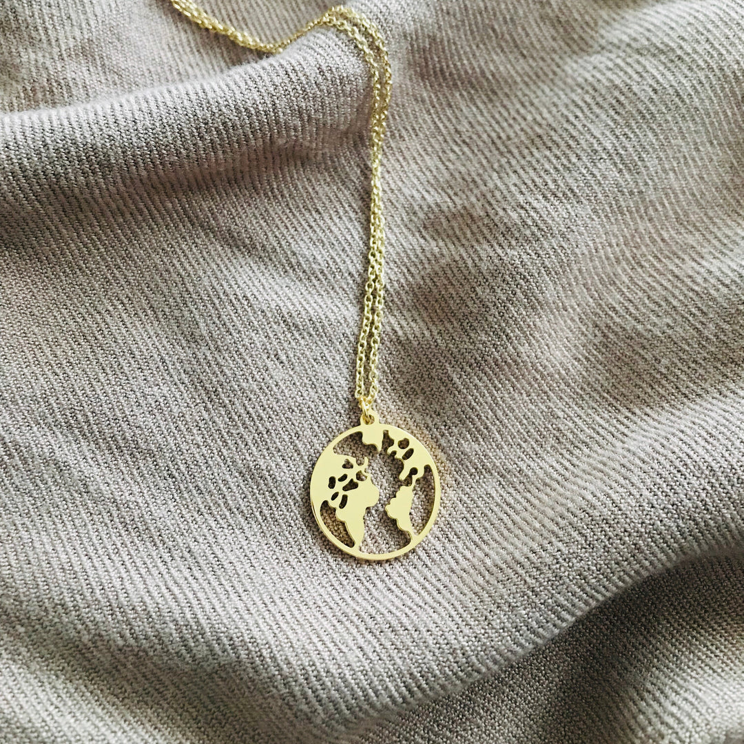 Gold - 'MY WORLD' Necklace